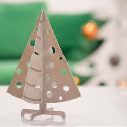 Weihnachtsdekoration Tischbaum aus Metall