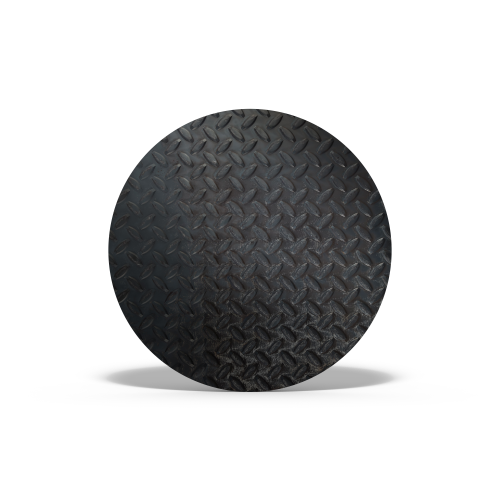 Frame van rond plaatstaal op maat gemaakt