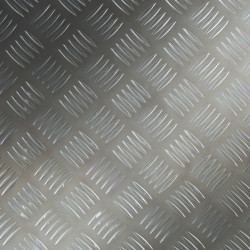 Geriffelte Aluminiumplatte rund nach Maß - Geriffeltes Alu