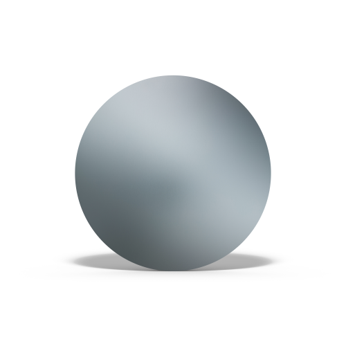 Plaque aluminium anodisé ronde sur-mesure - John Steel