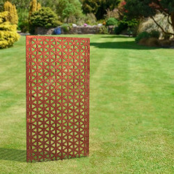 garden panel corten grid
