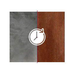 Decorative exterior panel with leaf motif - 180 cm high