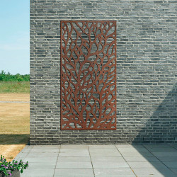 Decoratief buitenpaneel met schubbenpatroon - 180 x 90 cm