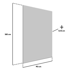 Exterior decorative panel with grid pattern - John Steel