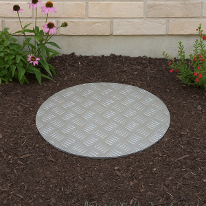 Couvercle de regard rond en aluminium - John Steel