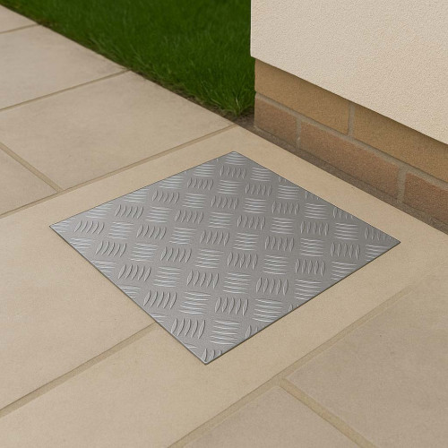 Square aluminium access cover – John Steel