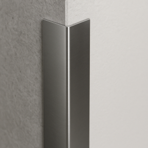 Brushed stainless steel angle bar – John Steel