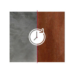 Corten Steel Round Stepping Stone – John Steel