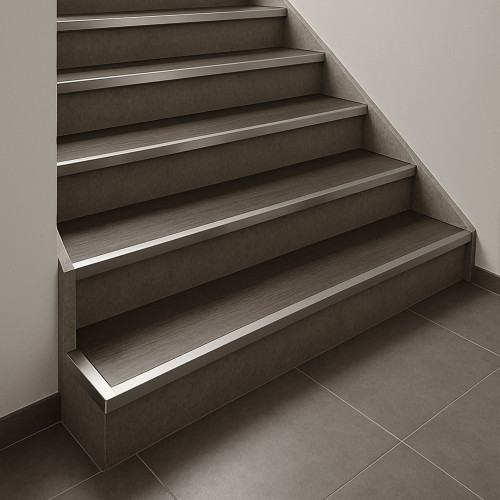 Brushed Stainless Steel Stair Nosing – John Steel
