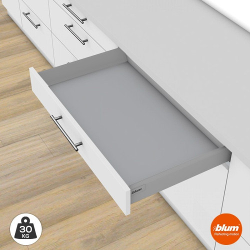 Plancher de tiroir en aluminium brossé