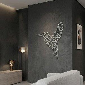 Panneau mural colibri (DXF)