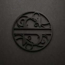 Monograma de metal personalizado letra S