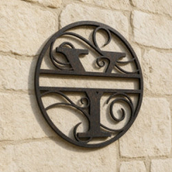 Custom metal letter Y monogram