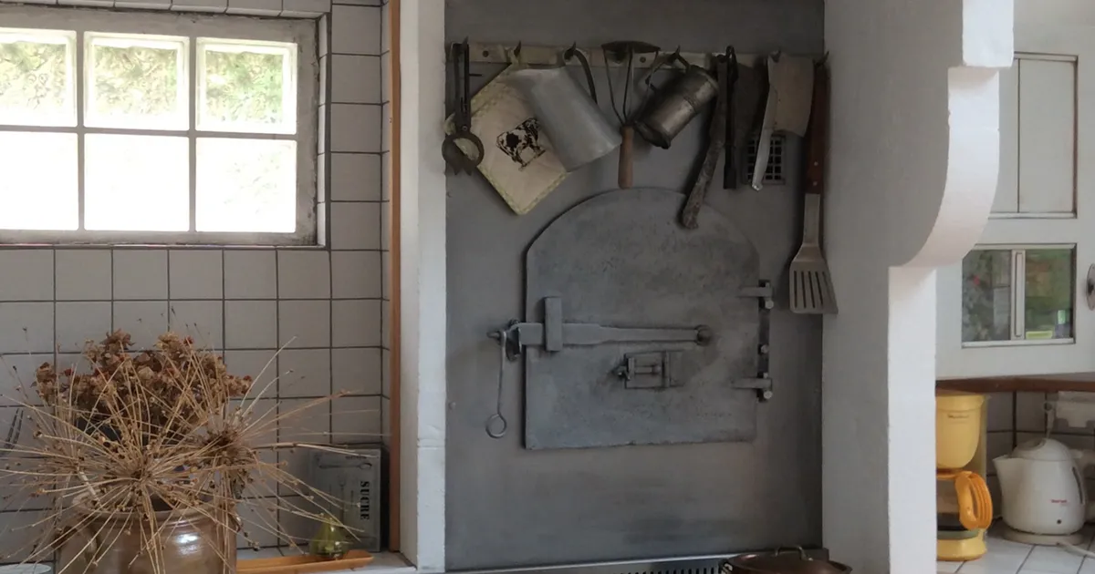 Bread oven cladding - Raw steel