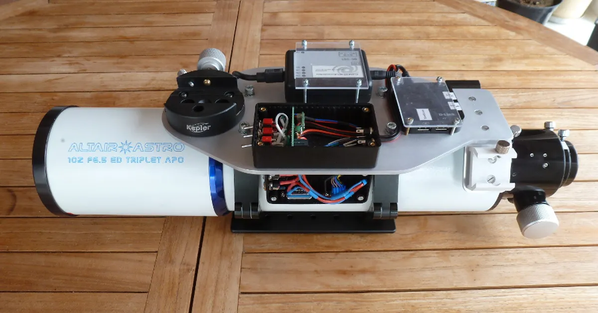 Custom telescope/astro part - Raw steel