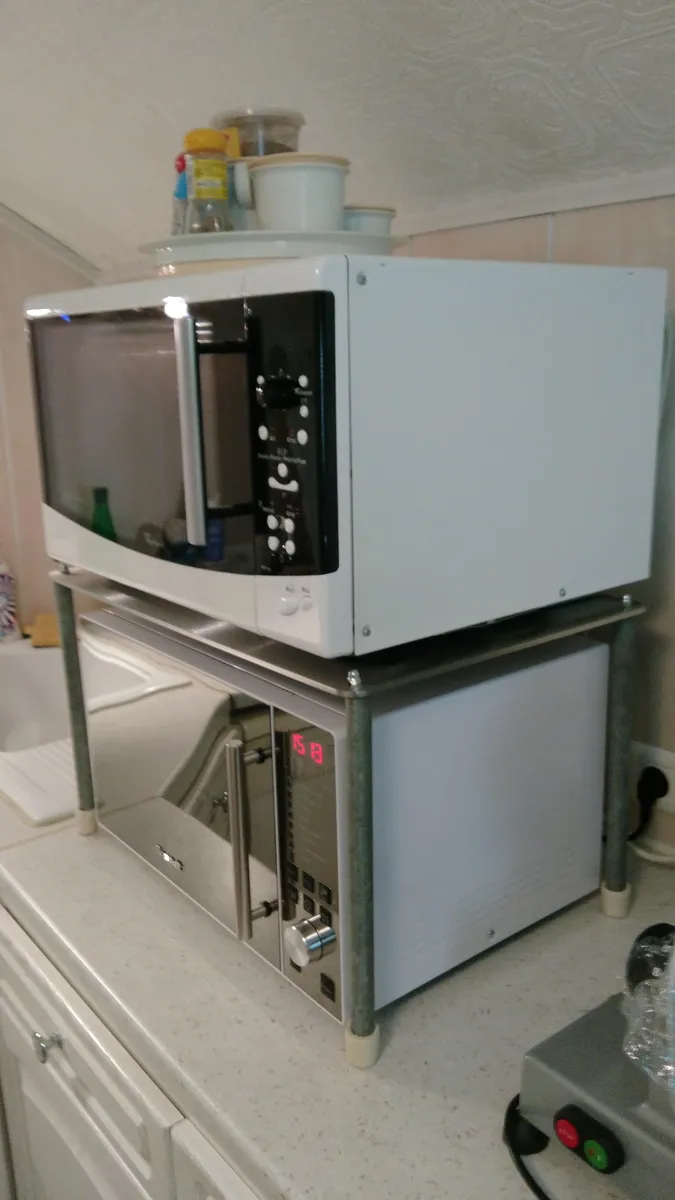 Custom microwave tray - Raw stainless steel