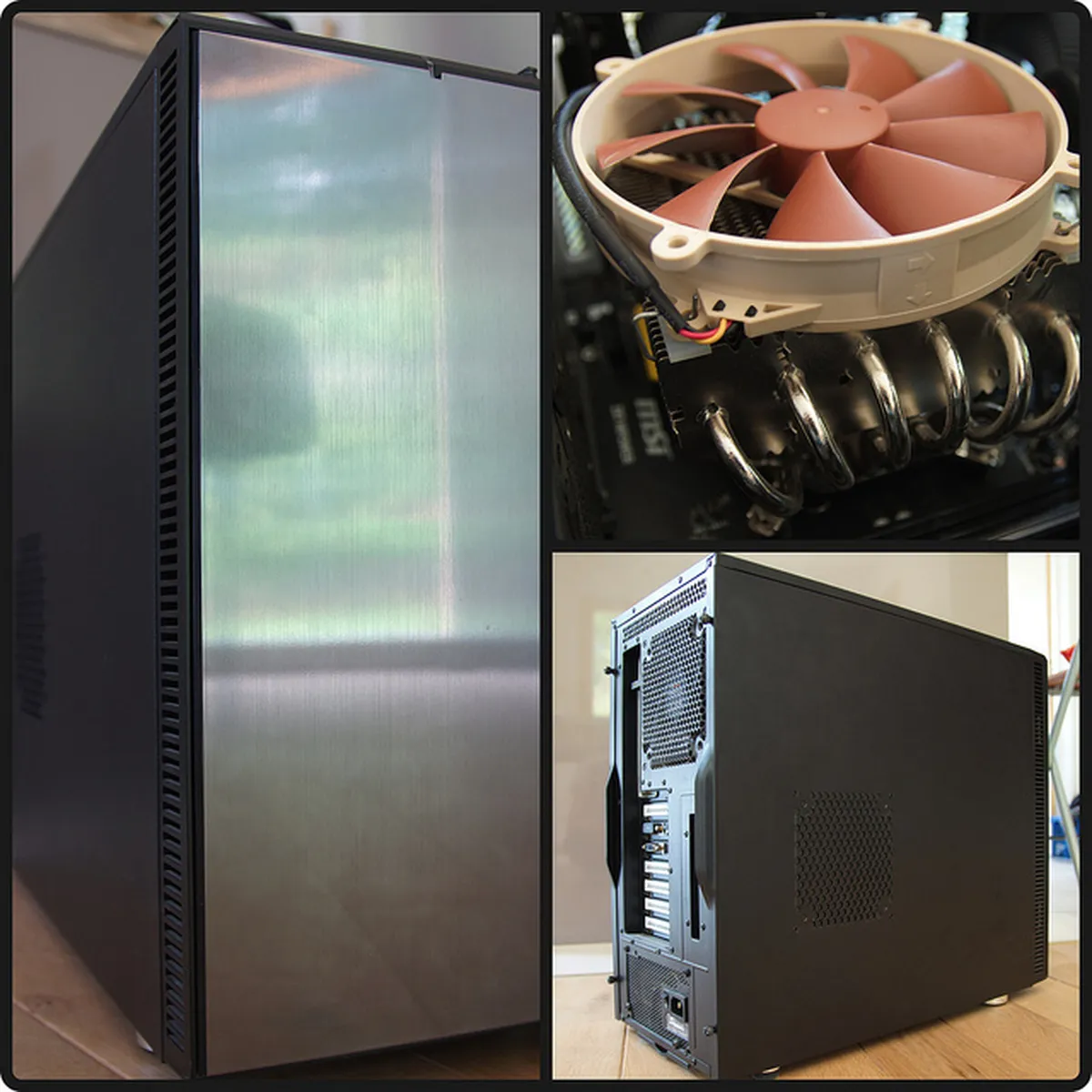 Aluminum PC guard - Brushed anti-mark aluminum