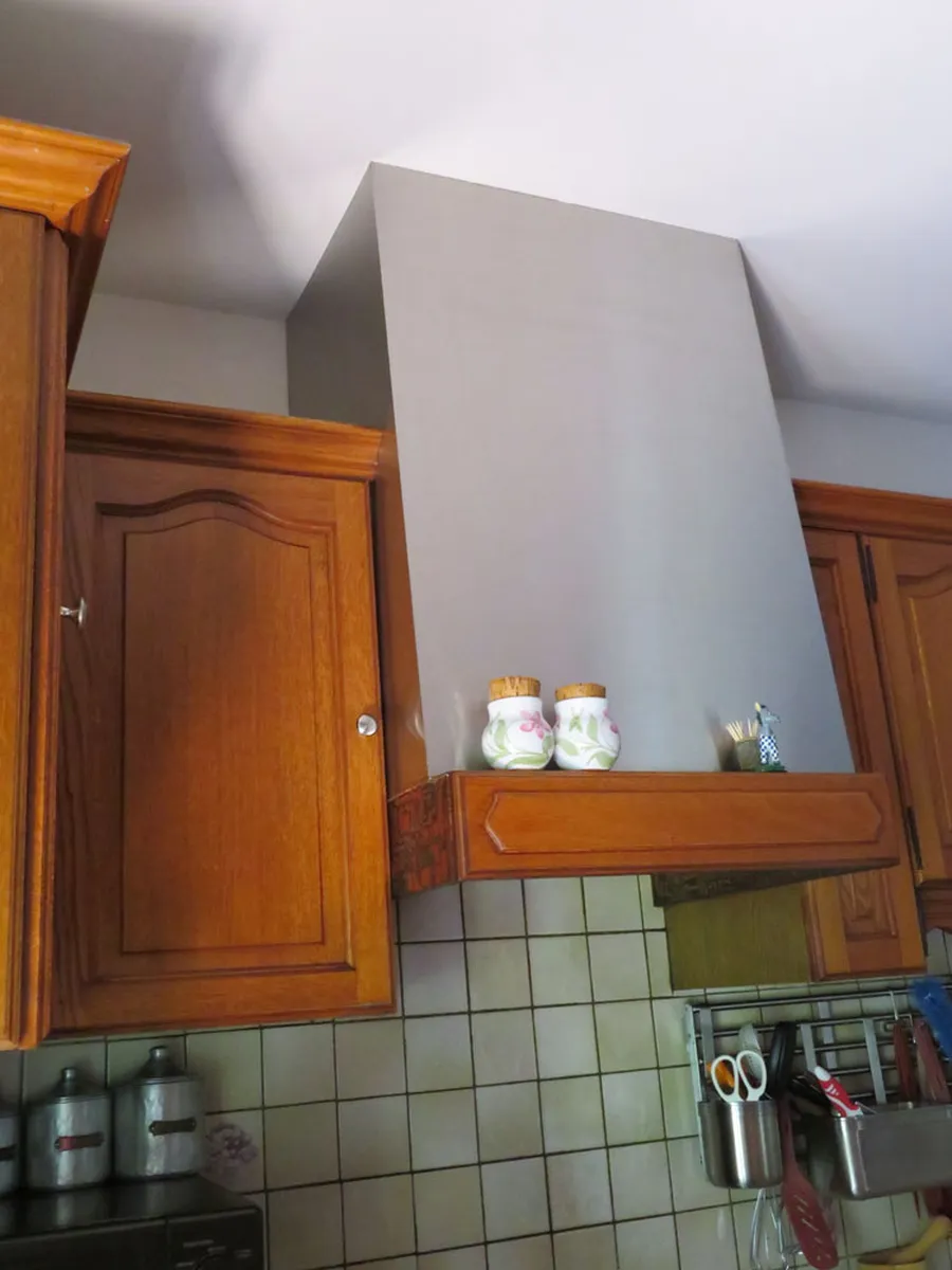 Stainless hood cladding - Raw stainless steel