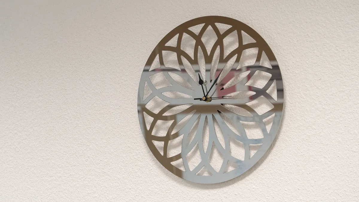 Mirror stainless steel wall clock - Mirror stainless steel
