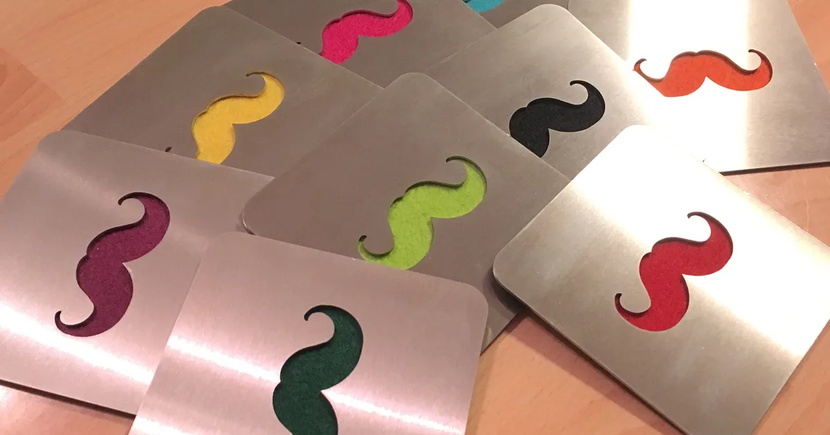 Father’s Day steel picks - Raw and bright stainless steel