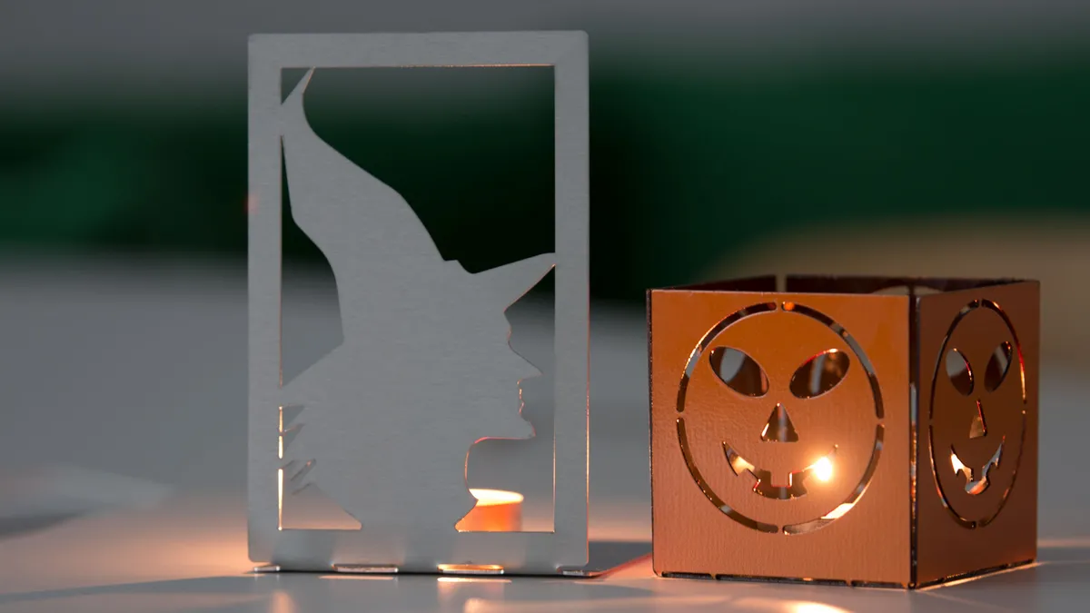 Metal Halloween decoration - Corten steel